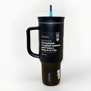 Owala 40oz Stainless Steel Tumbler Very Dark READ